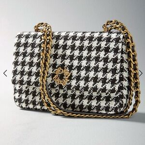 White House Black Market Houndstooth Handbag NWT
